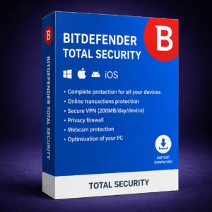 Bitdefender Total Security 2026 (1 Device, 1 Year) – Digital License Key