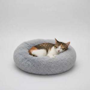 Plush Donut Comfort Pet Bed