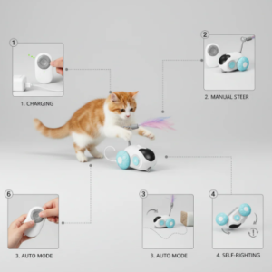 Remote Control Chase Cat Toy