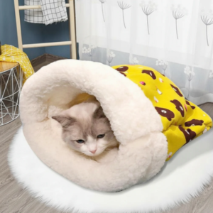 Plush Pocket Cat Sleeping Bag